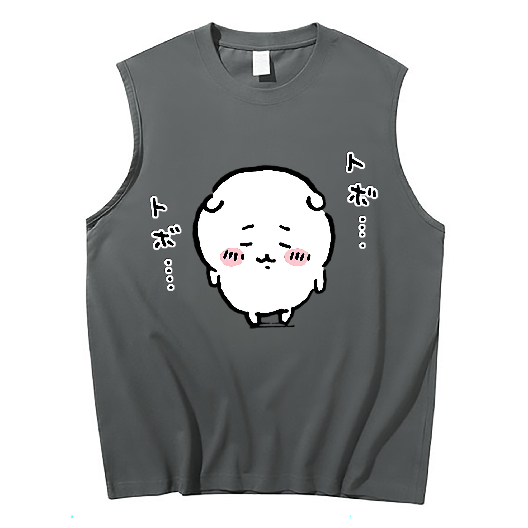 （画像用） ちいかわ ちいかわ Chii-kawa chiikawa コットン100％タンクトップ（フロントプリント）